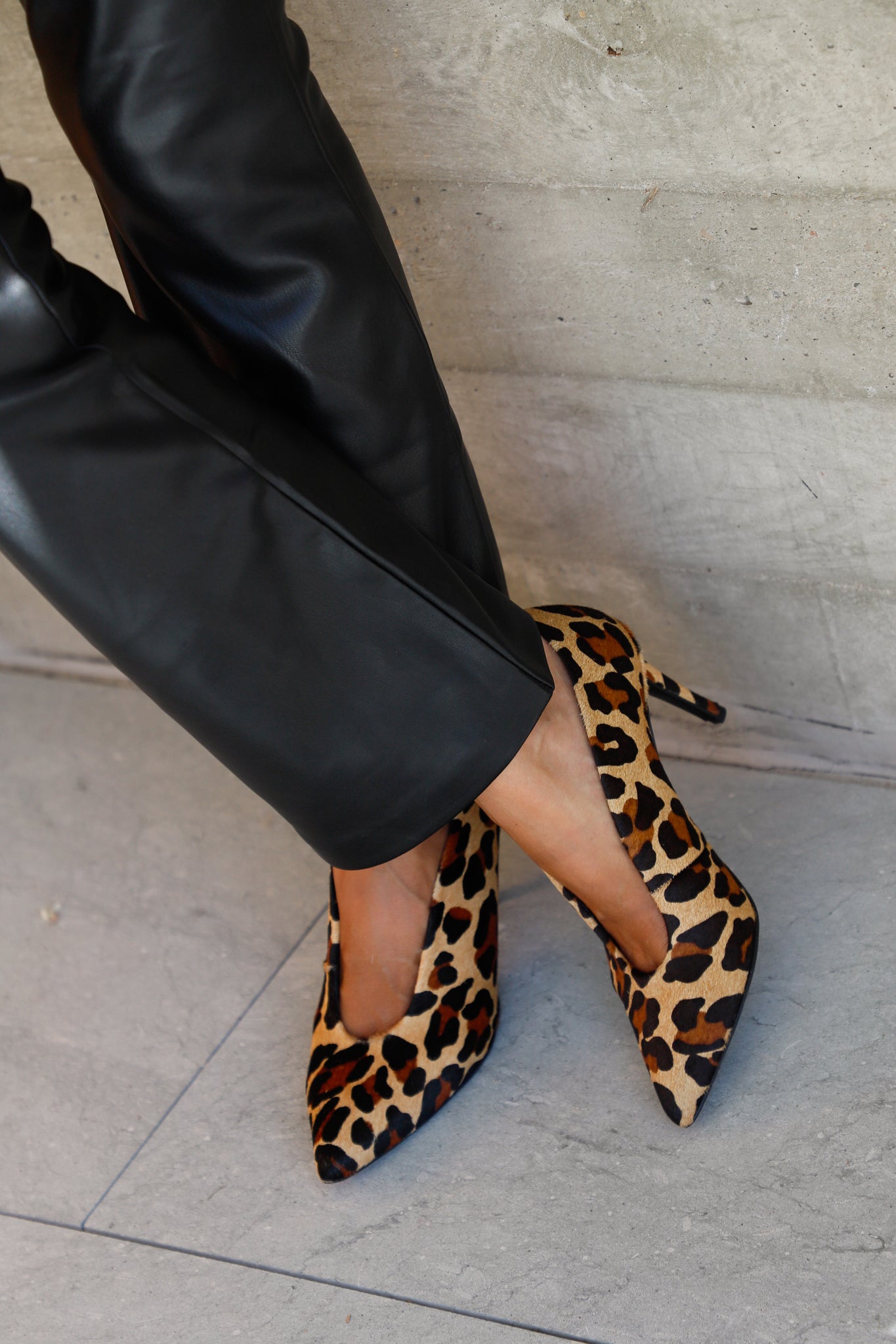 STILETTO AMALIA PIEL EFECTO LEOPARDO 8CM