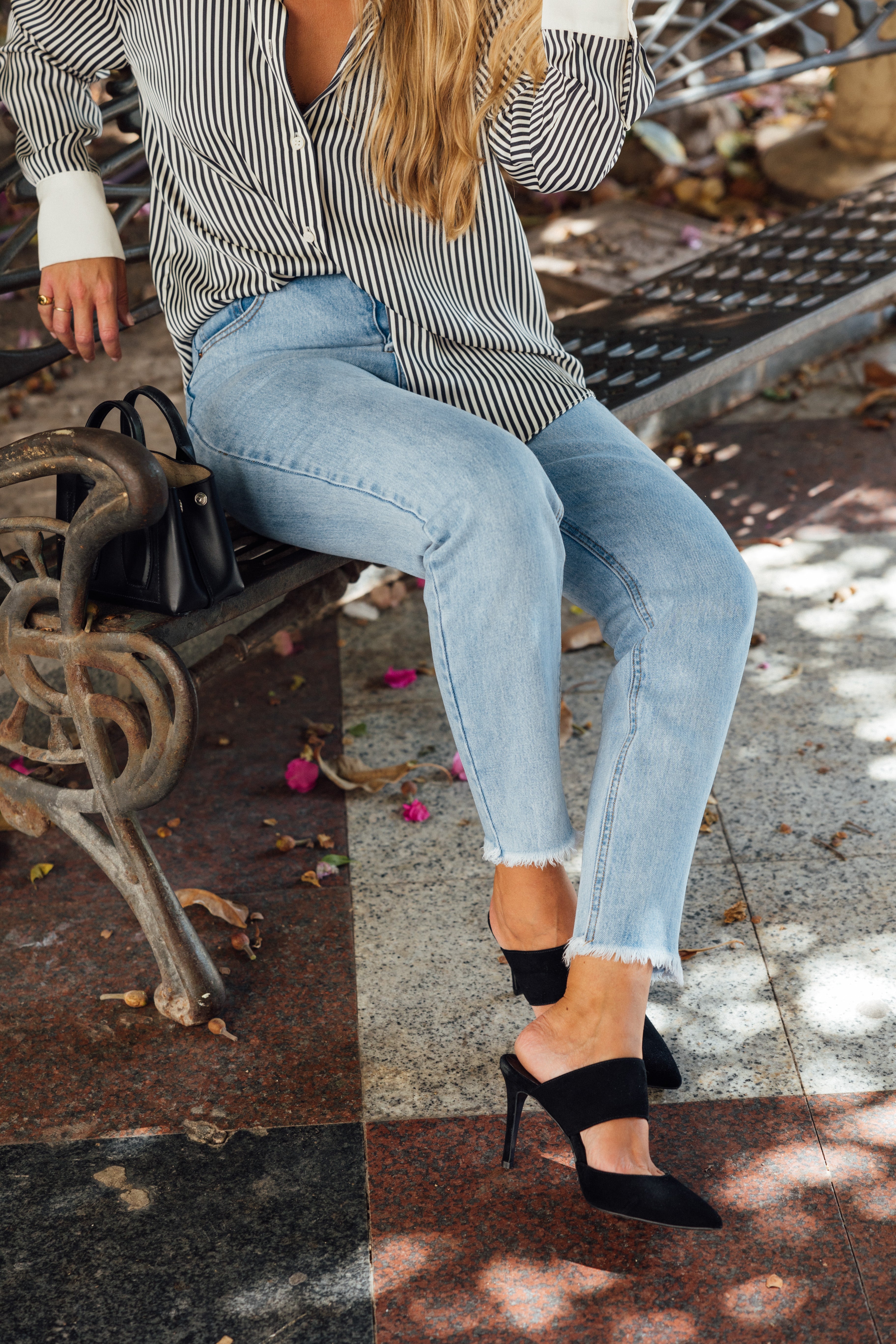 STILETTO ALBA BLACK SUEDE 8CM HEEL