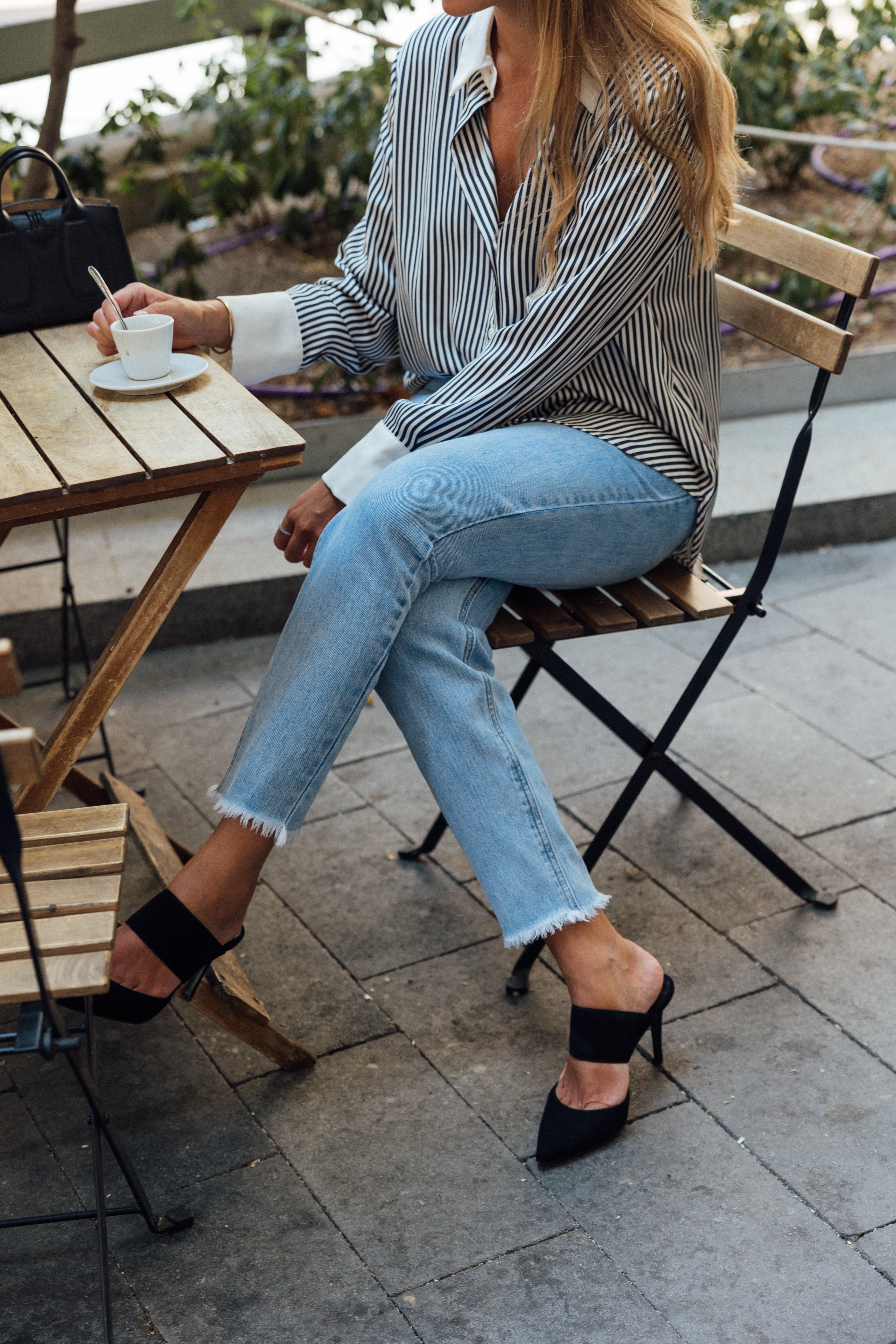 STILETTO ALBA BLACK SUEDE 8CM HEEL