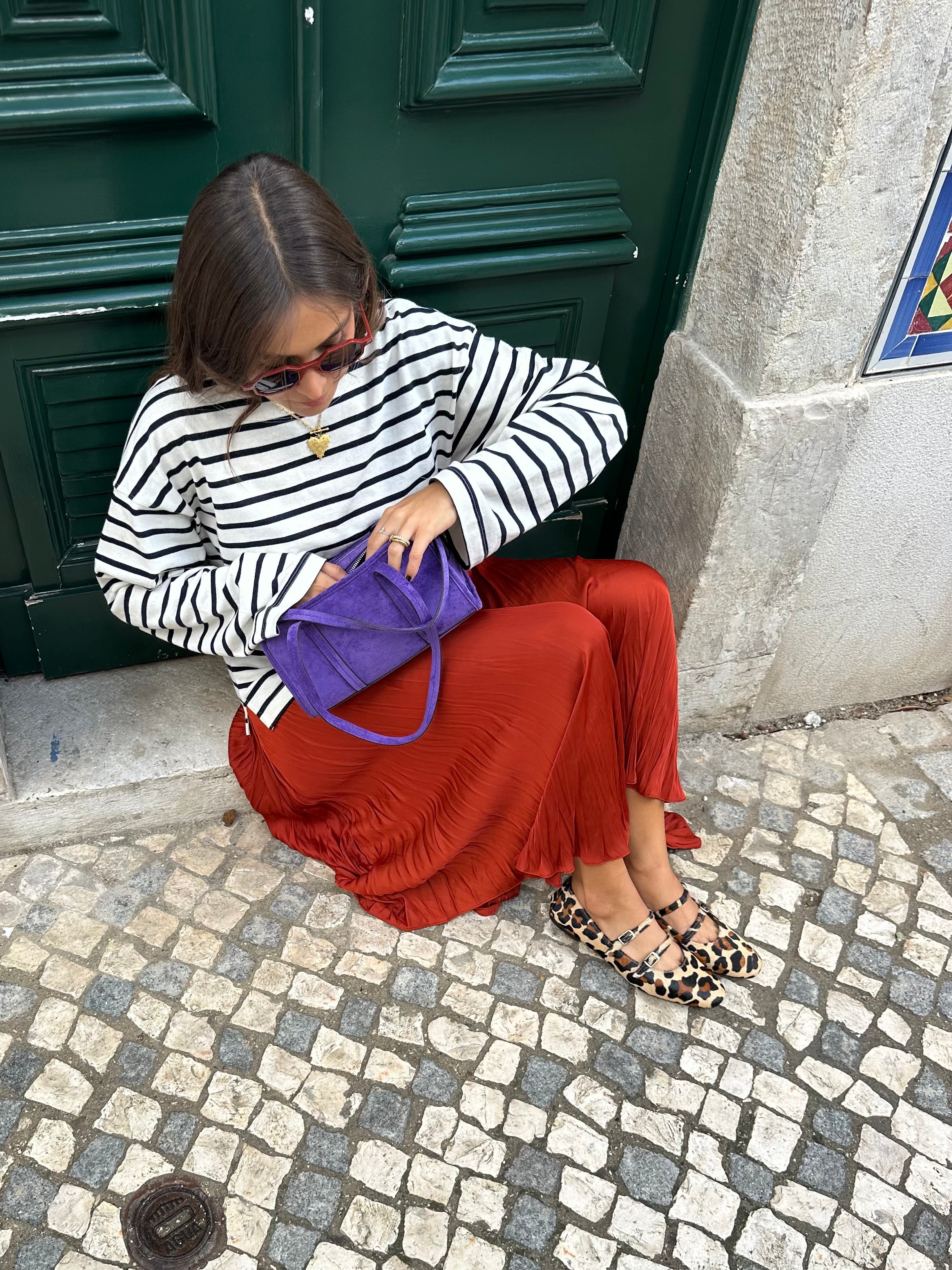 BAILARINA GEMA PIEL EFECTO POTRO LEOPARDO