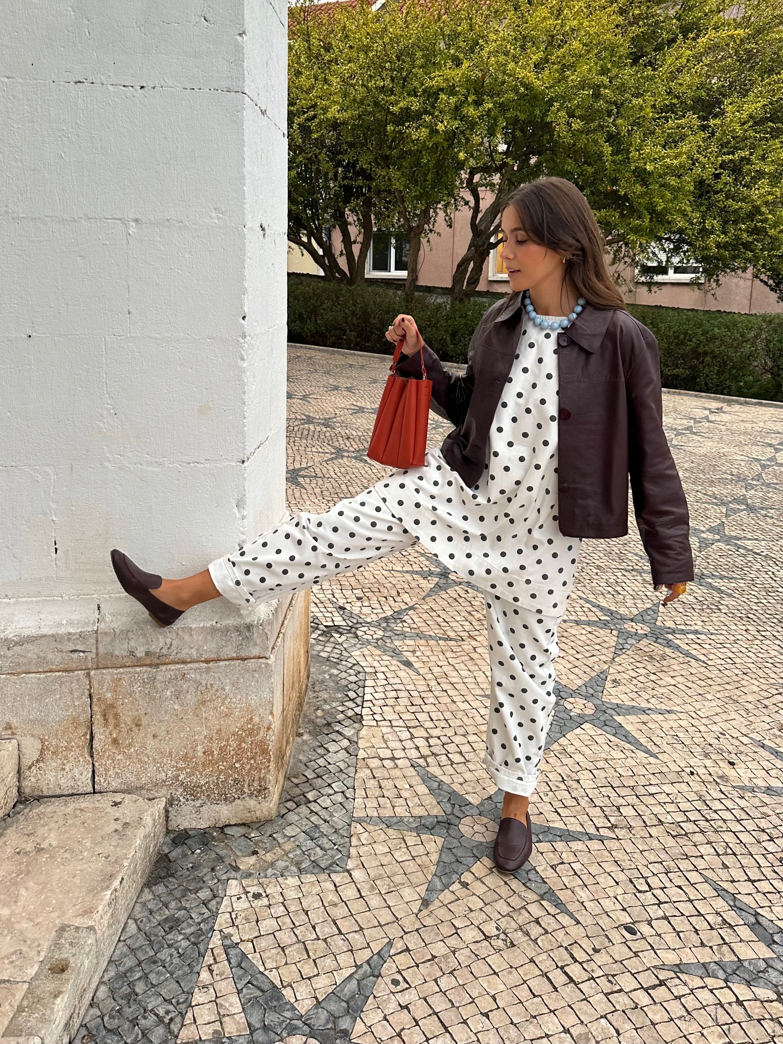 MOCASÍN BLANCA PIEL BURDEOS