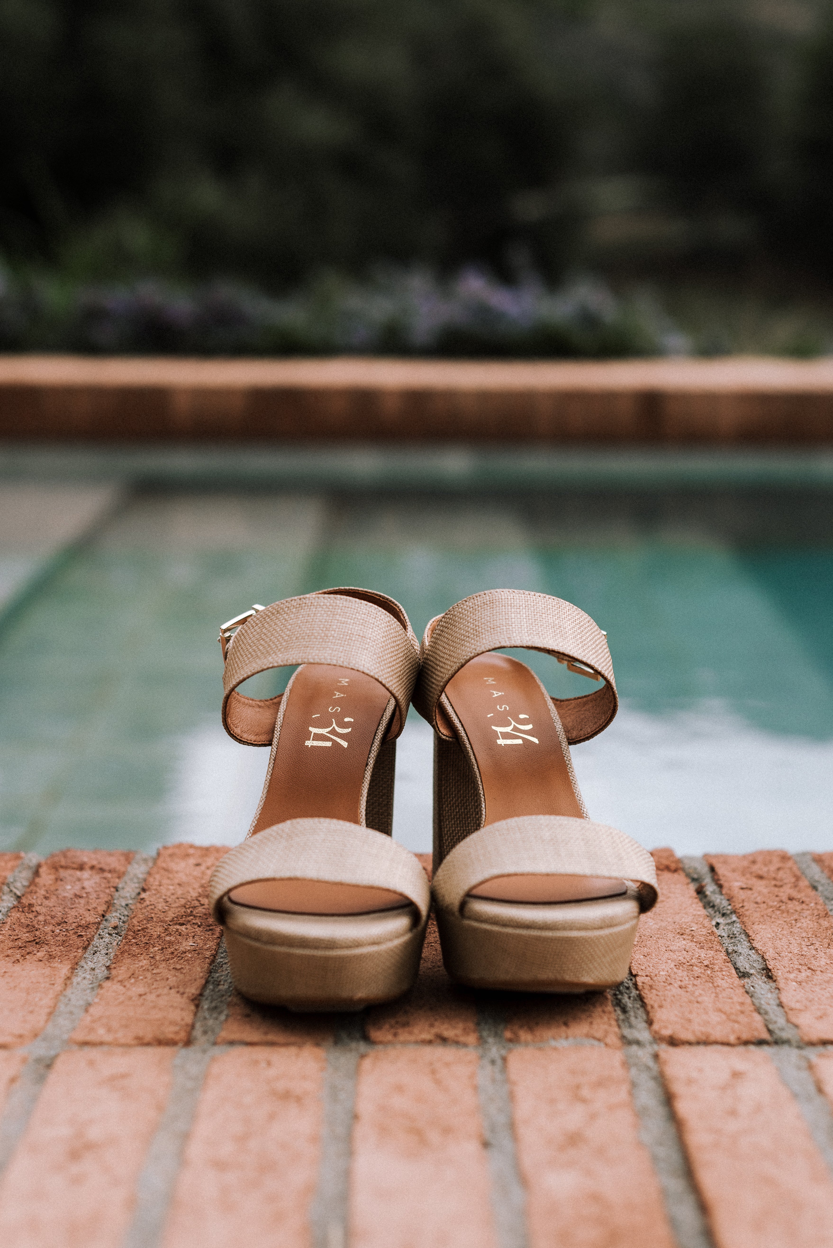 MONICA SANDAL 10CM HEEL PLATFORM NATURAL LINEN