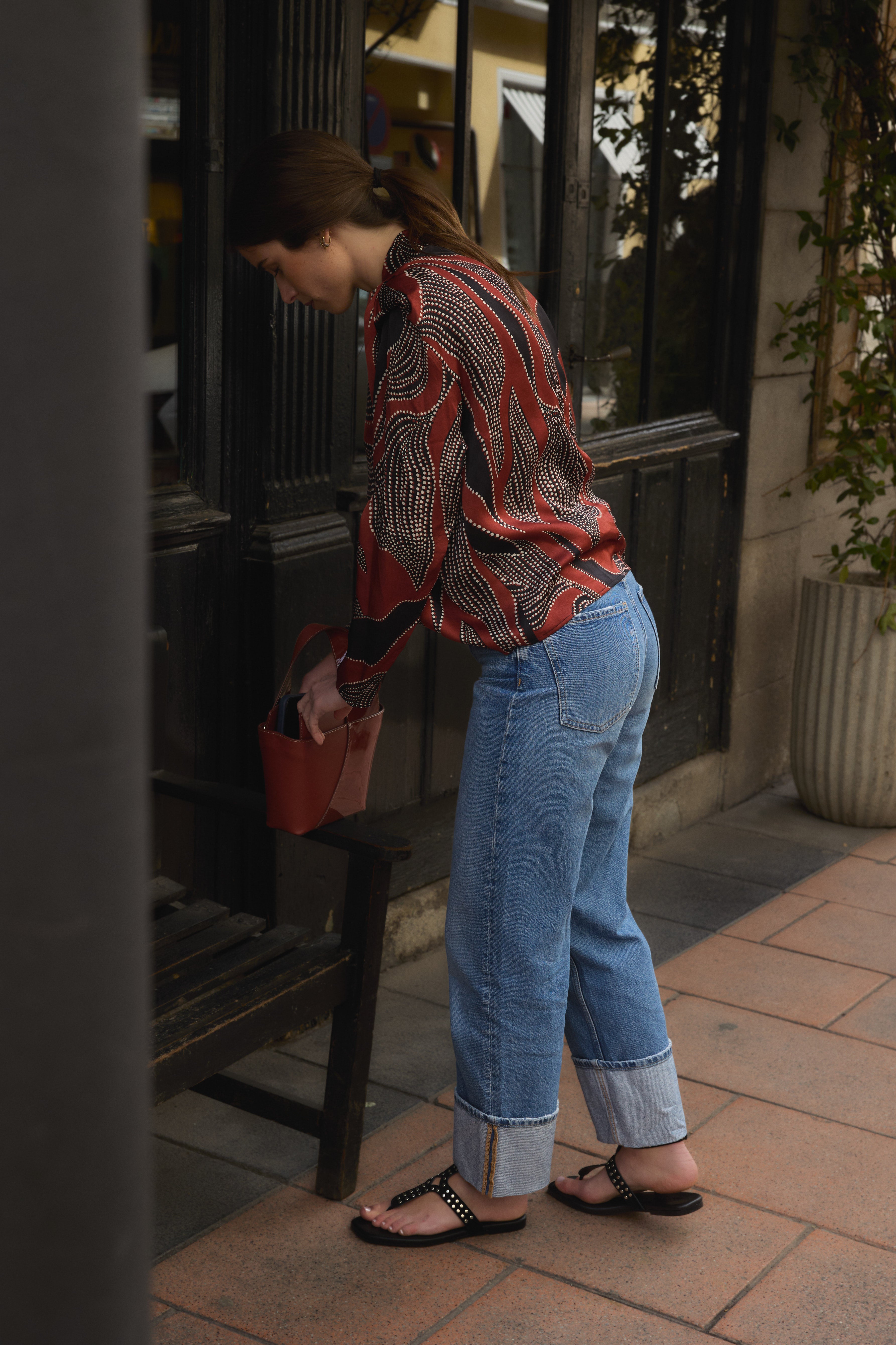 SANDALIA PLANA MARCOS ANTE NEGRO