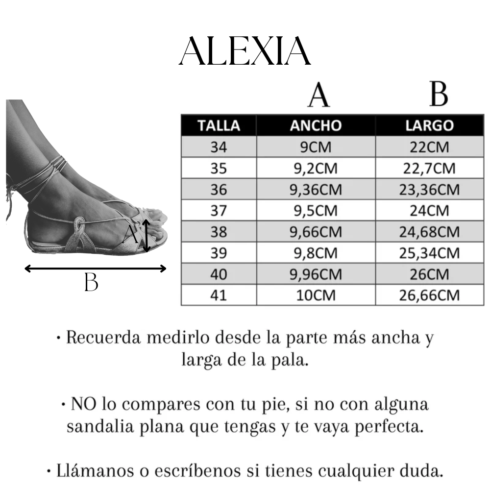 SANDALIA PLANA ALEXIA PIEL GRABADA ORO