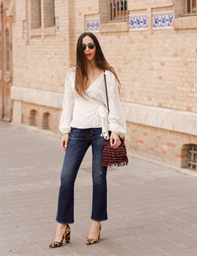 CATALINA STILETTO LEOPARD EFFECT LEATHER 9CM HEEL