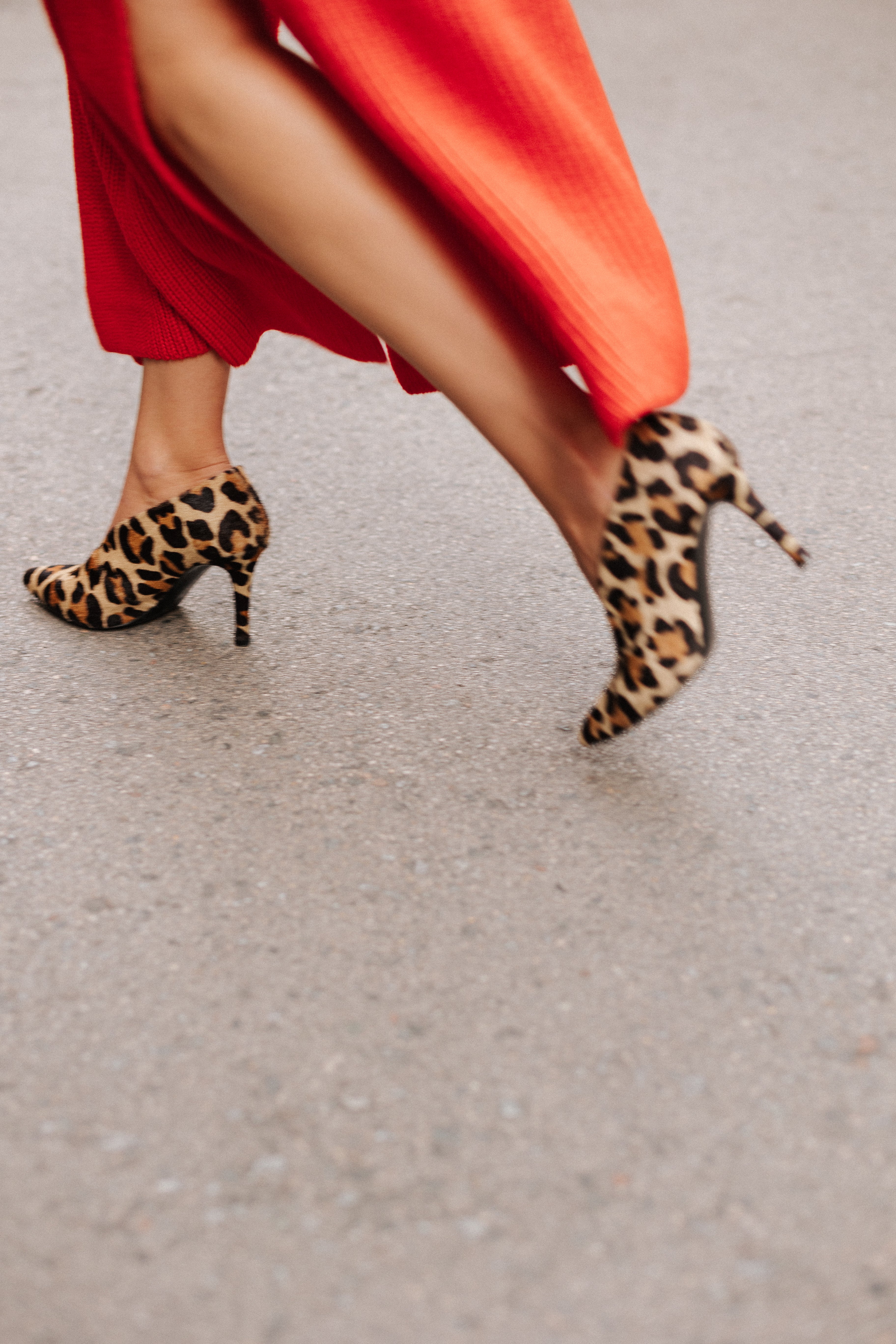 STILETTO AMALIA PIEL EFECTO LEOPARDO 8CM