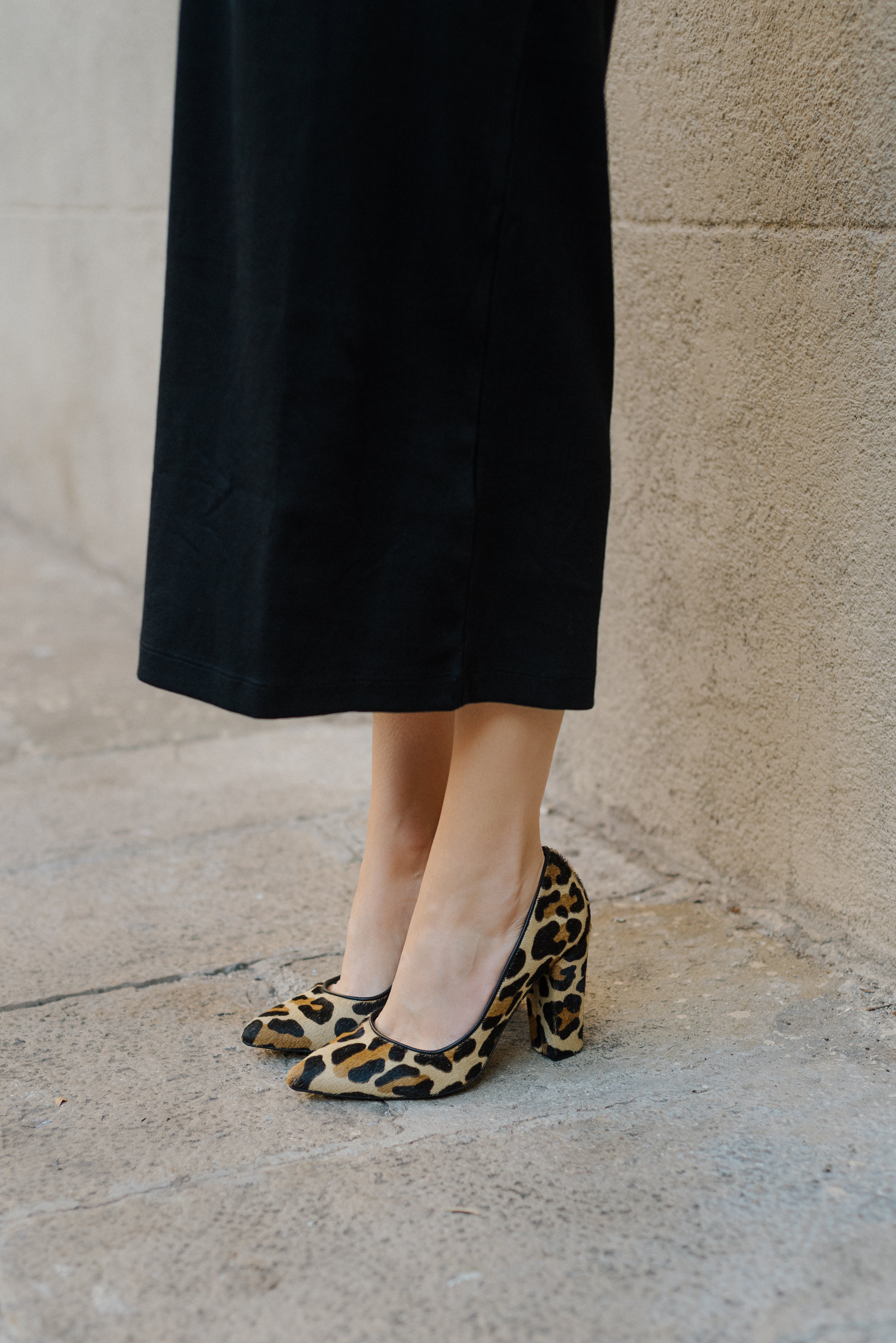 STILETTO CATALINA PIEL EFECTO POTRO LEOPARDO TACÓN 9CM