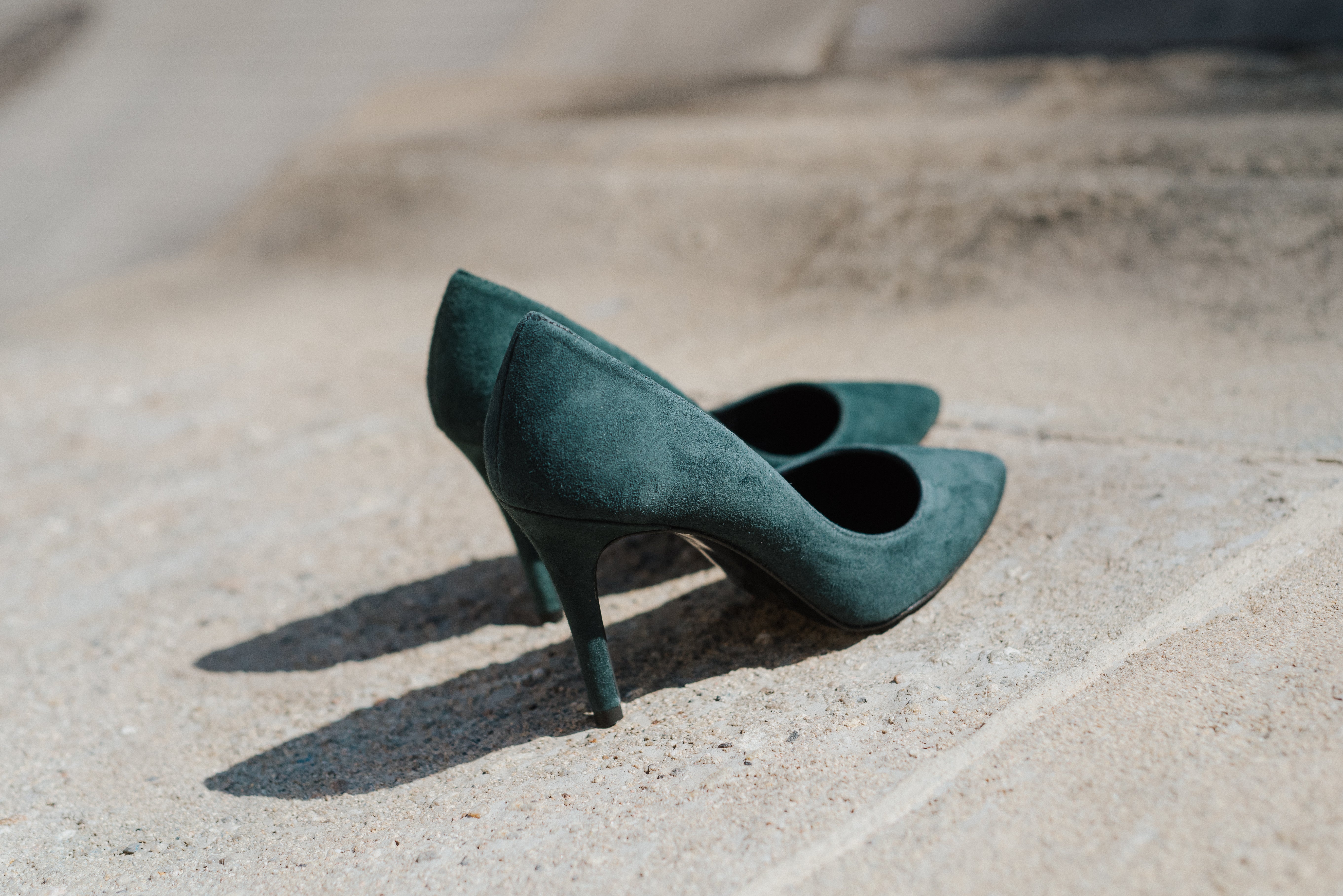 STILETTO VEGA DARK GREY SUEDE 7.9CM HEEL