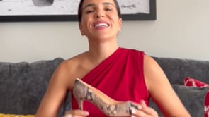 Stilettos mujer tacón midi muy cómodo y elegante en piel efecto pitón arena