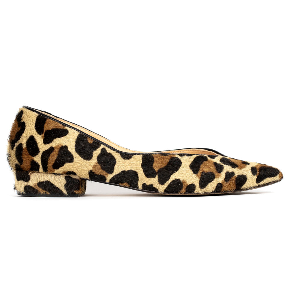 Bailarina plana mujer en print leopardo