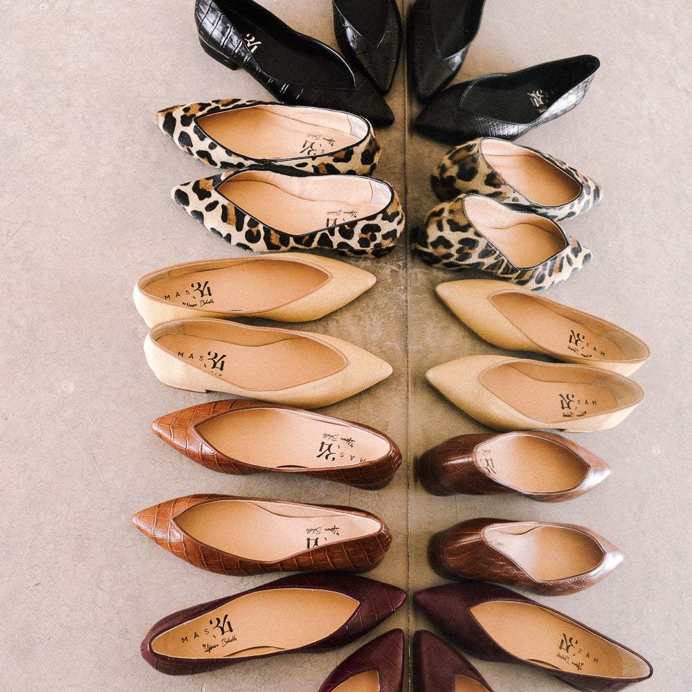 Zapato plano mujer estilo bailarina