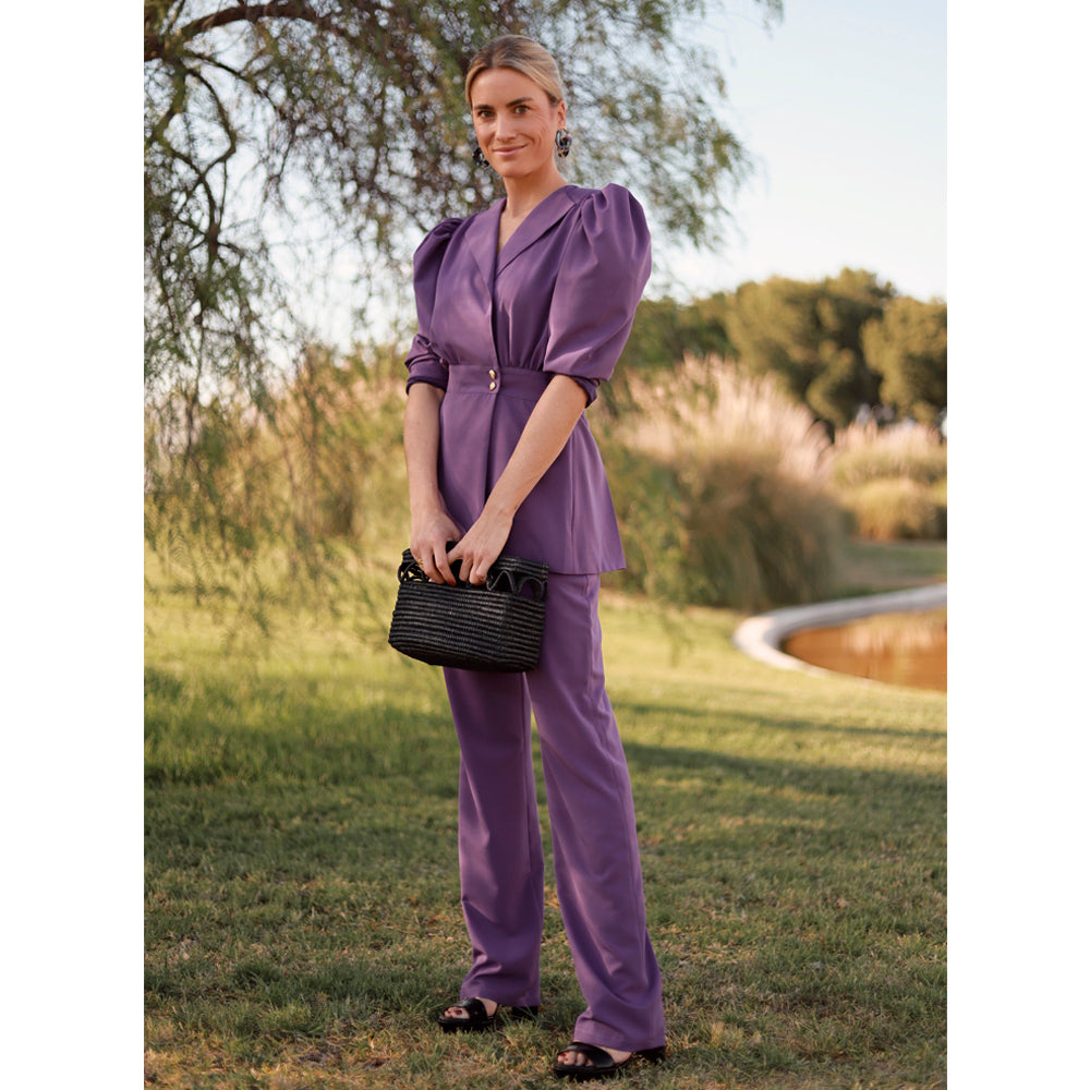 Sandalia muy cómoda para novias e invitadas de boda, bautizo y comunión en piel efecto coco negro