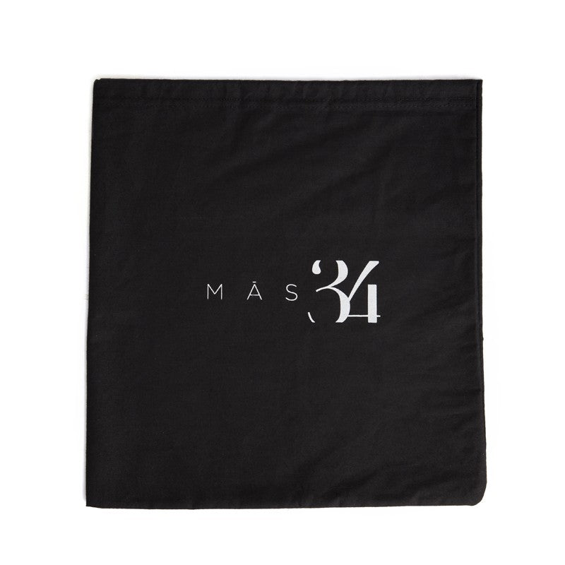 Bolsa de tela para guardar tus zapatos Monica lino negro