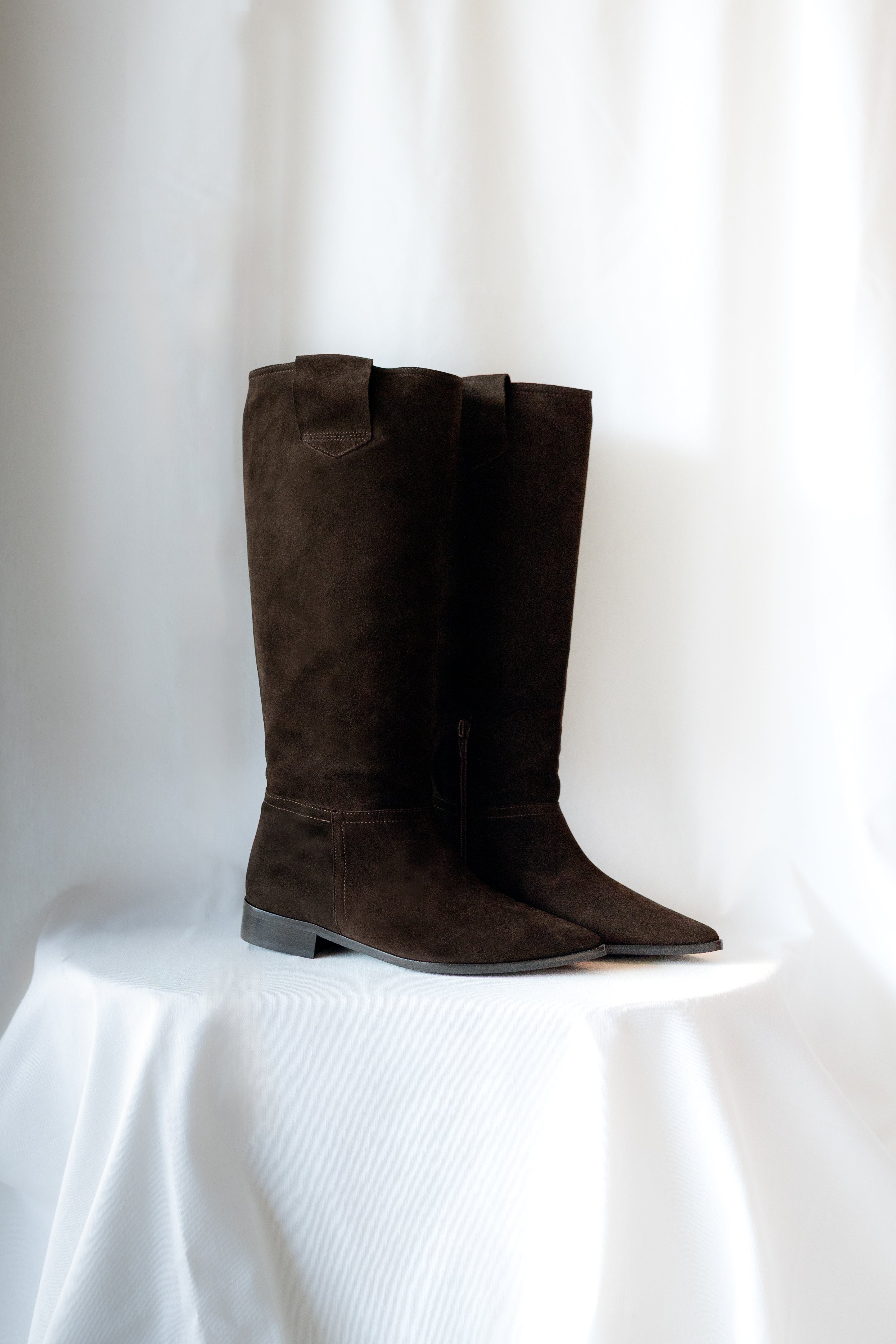 BOTA GLORIA ANTE MARRÓN CHOCOLATE TACÓN 2CM