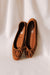 MONTSE BALLERINA BOW BROWN SUEDE
