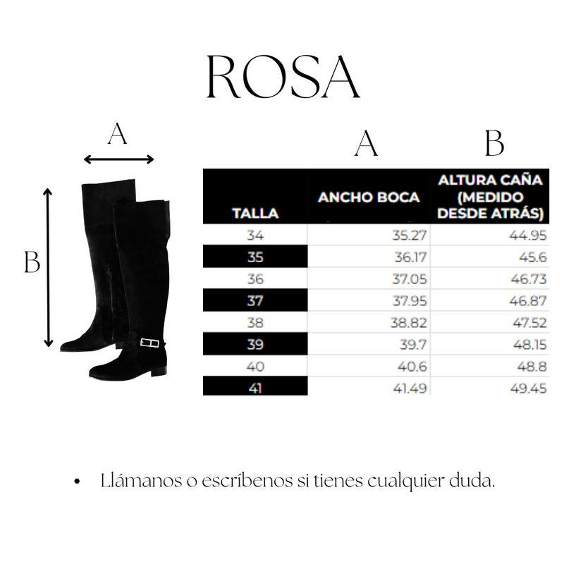 BOTA ROSA ANTE NEGRO CON SOLAPA  DE PIEL