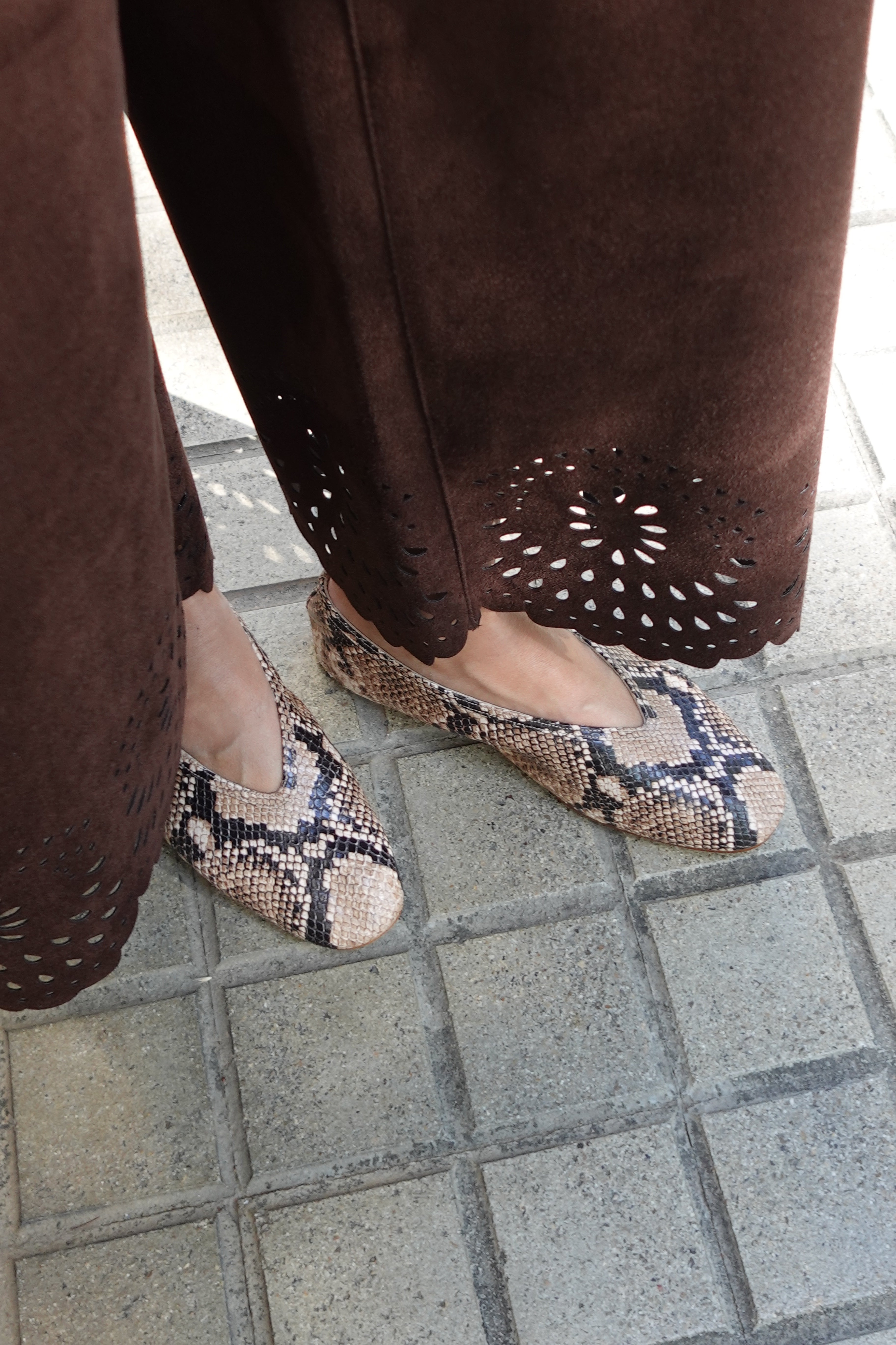 Bailarina Valeria Pele Efeito Piton Natural