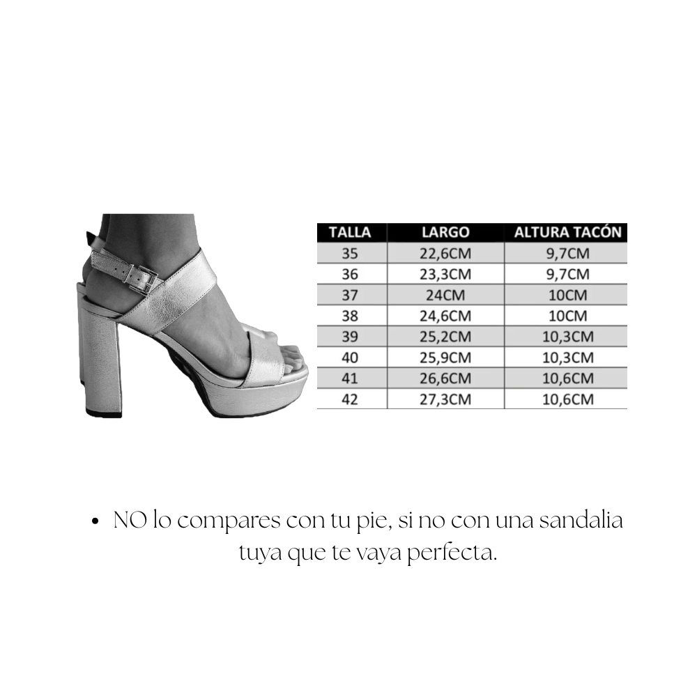 SANDALIA MÓNICA TACÓN 10CM PLATAFORMA  RAFIA CAMEL