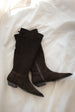 MARA BOOT CHOCOLATE BROWN SUEDE 2CM HEEL