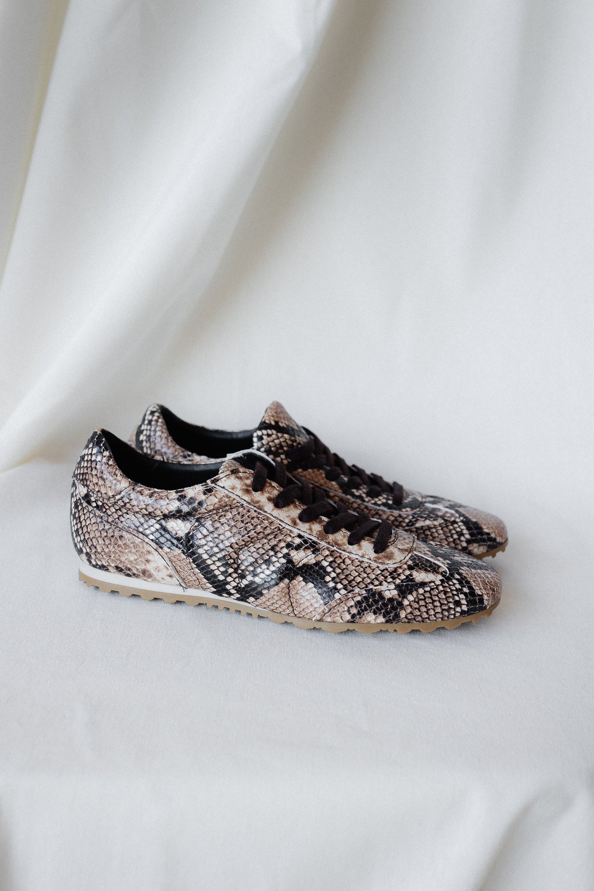 Sneaker Alberto Piel Efecto Pitón