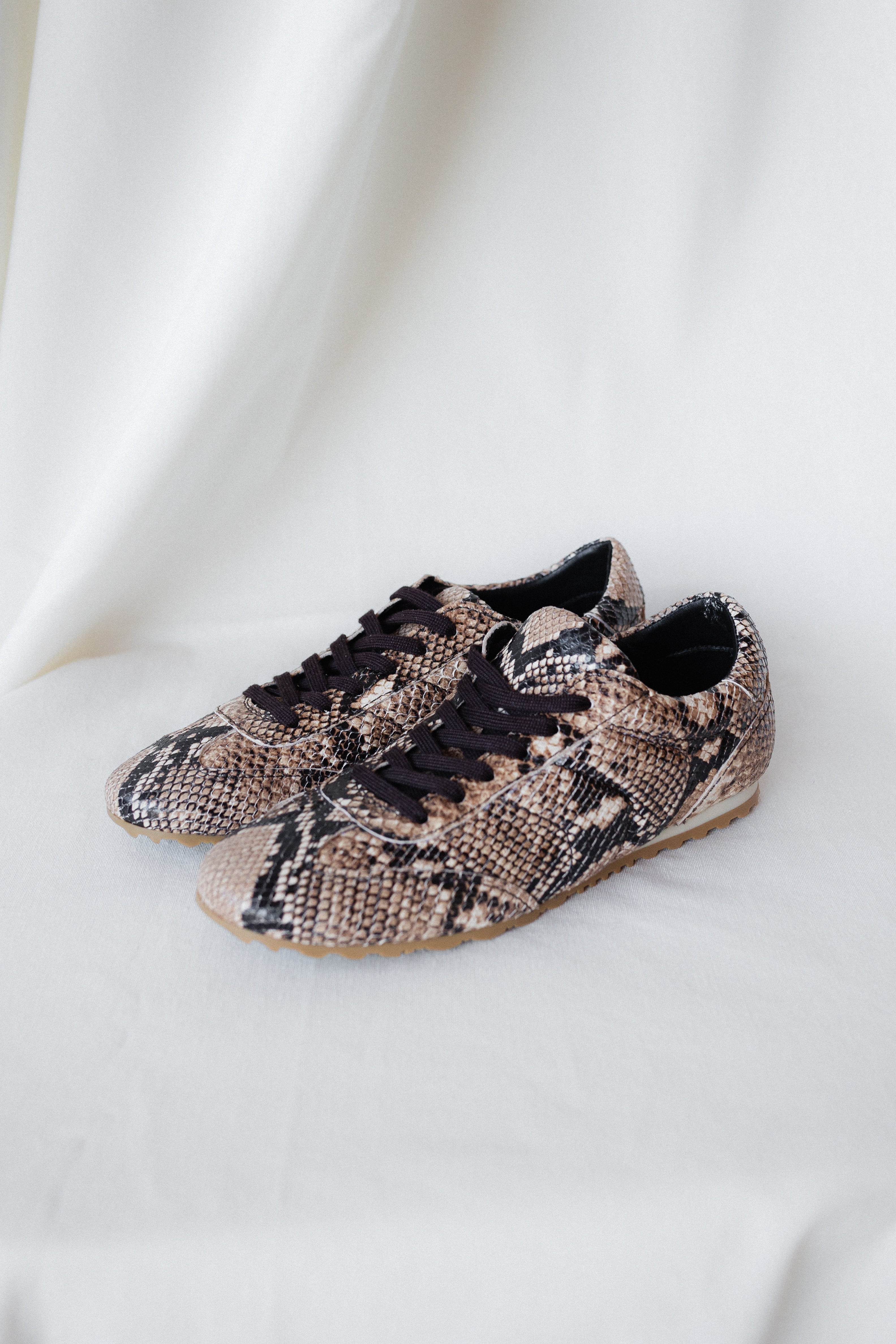 Sneaker Alberto Piel Efecto Pitón