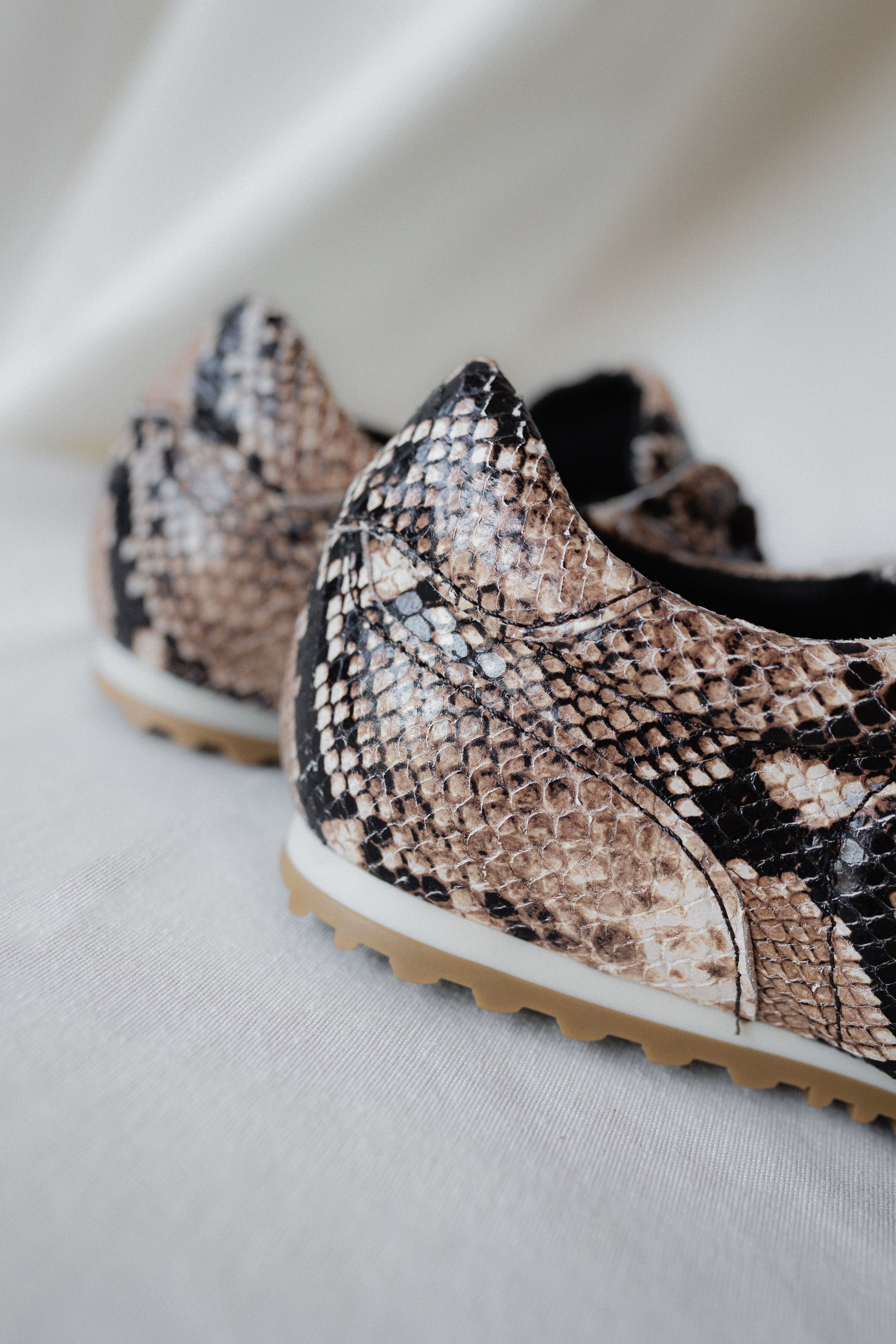 Sneaker Alberto Piel Efecto Pitón