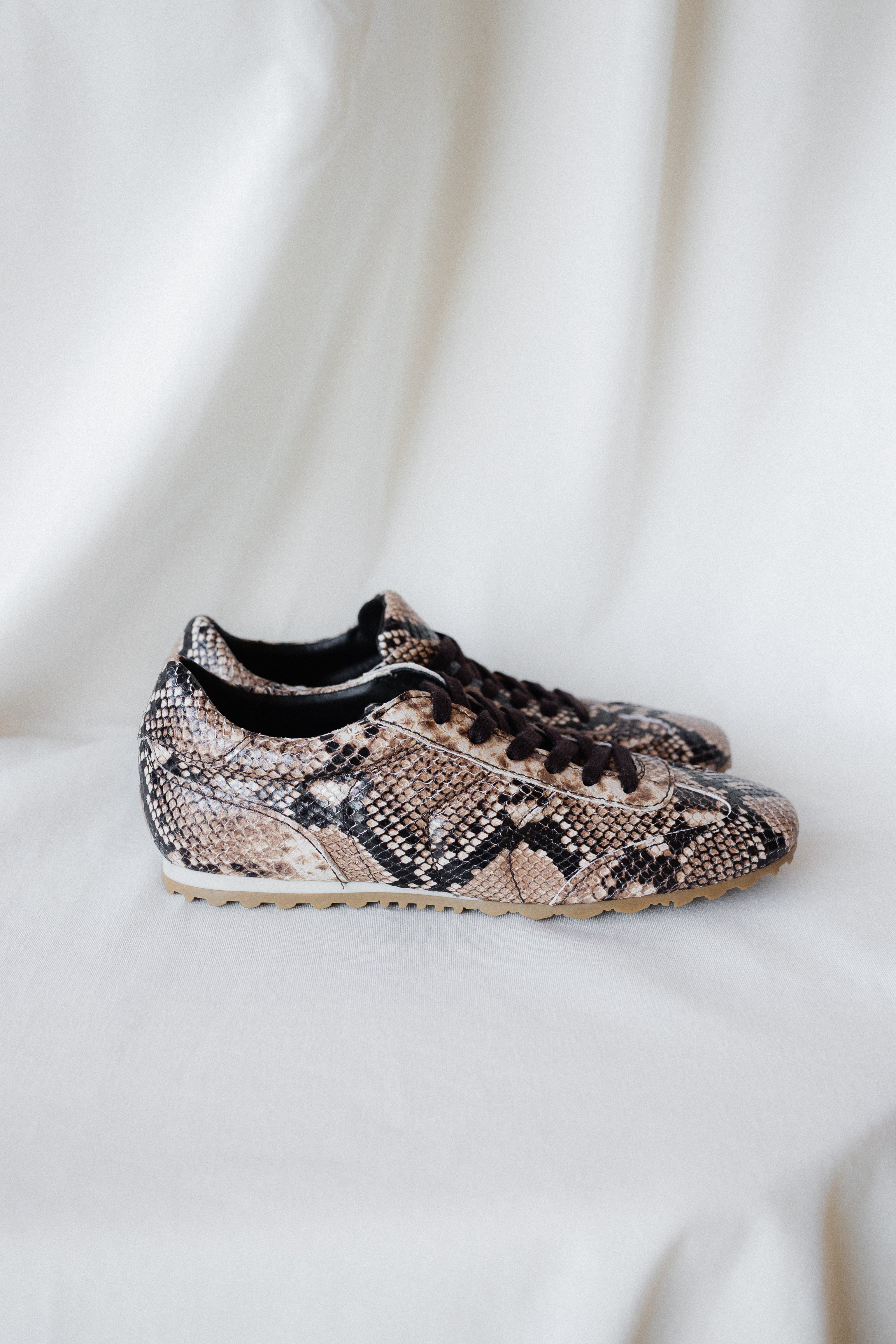 Sneaker Alberto Piel Efecto Pitón