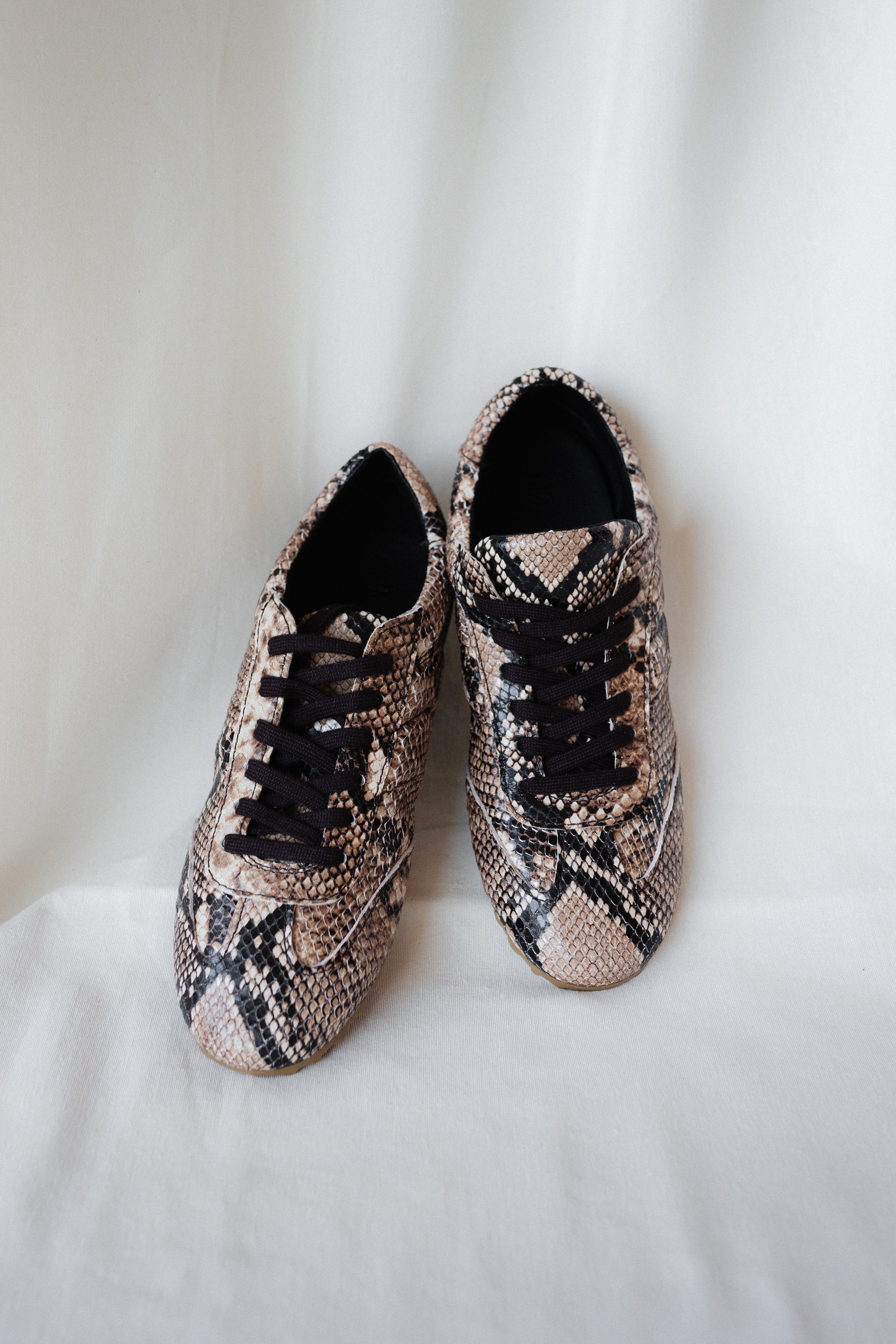 Sneaker Alberto Piel Efecto Pitón