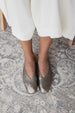 MONTSE BALLERINA NATURAL SUEDE BOW