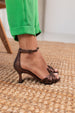 SANDALIA MIA PIEL LAMINADO CAFÉ TACÓN 6CM