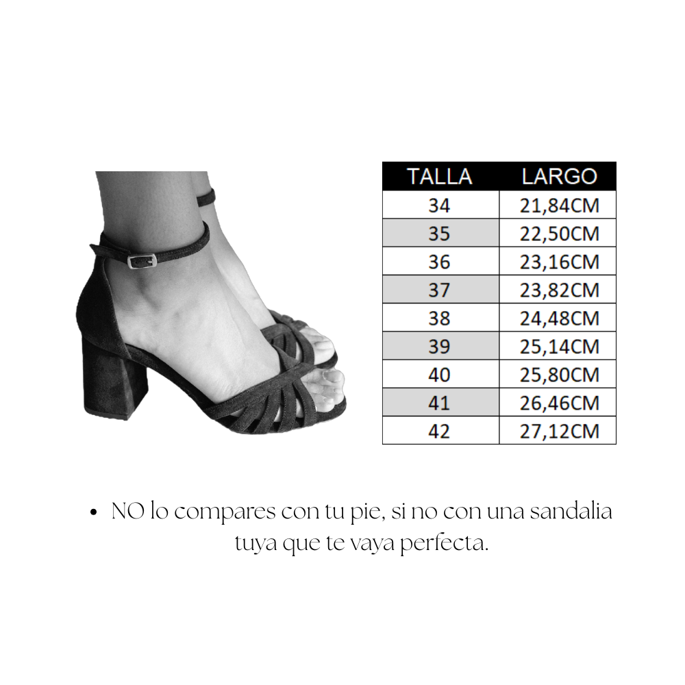 SANDALIA OTTO PIEL GRABADA PLATINO TACÓN 6CM