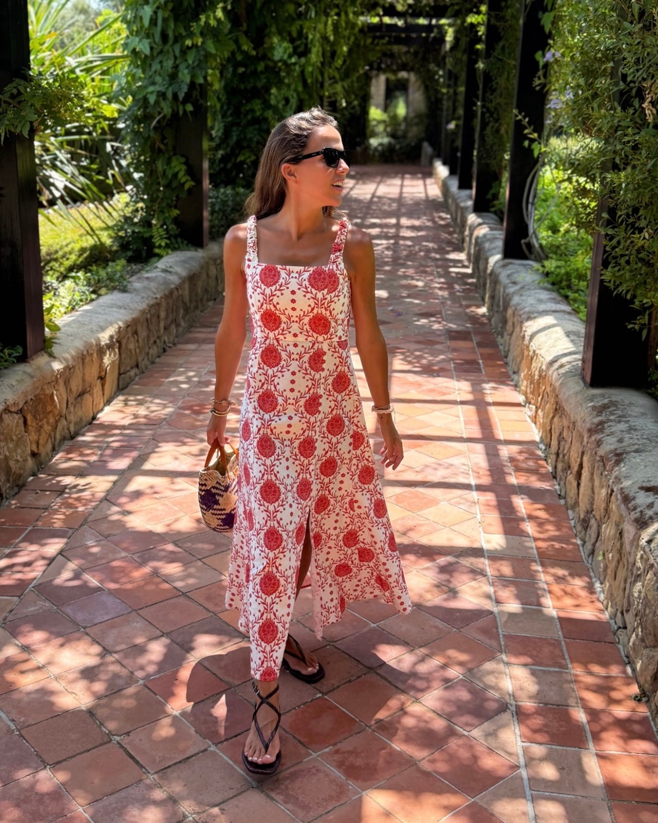 SANDÁLIA RASAR NOOR PELE LAMINADA CAFÉ