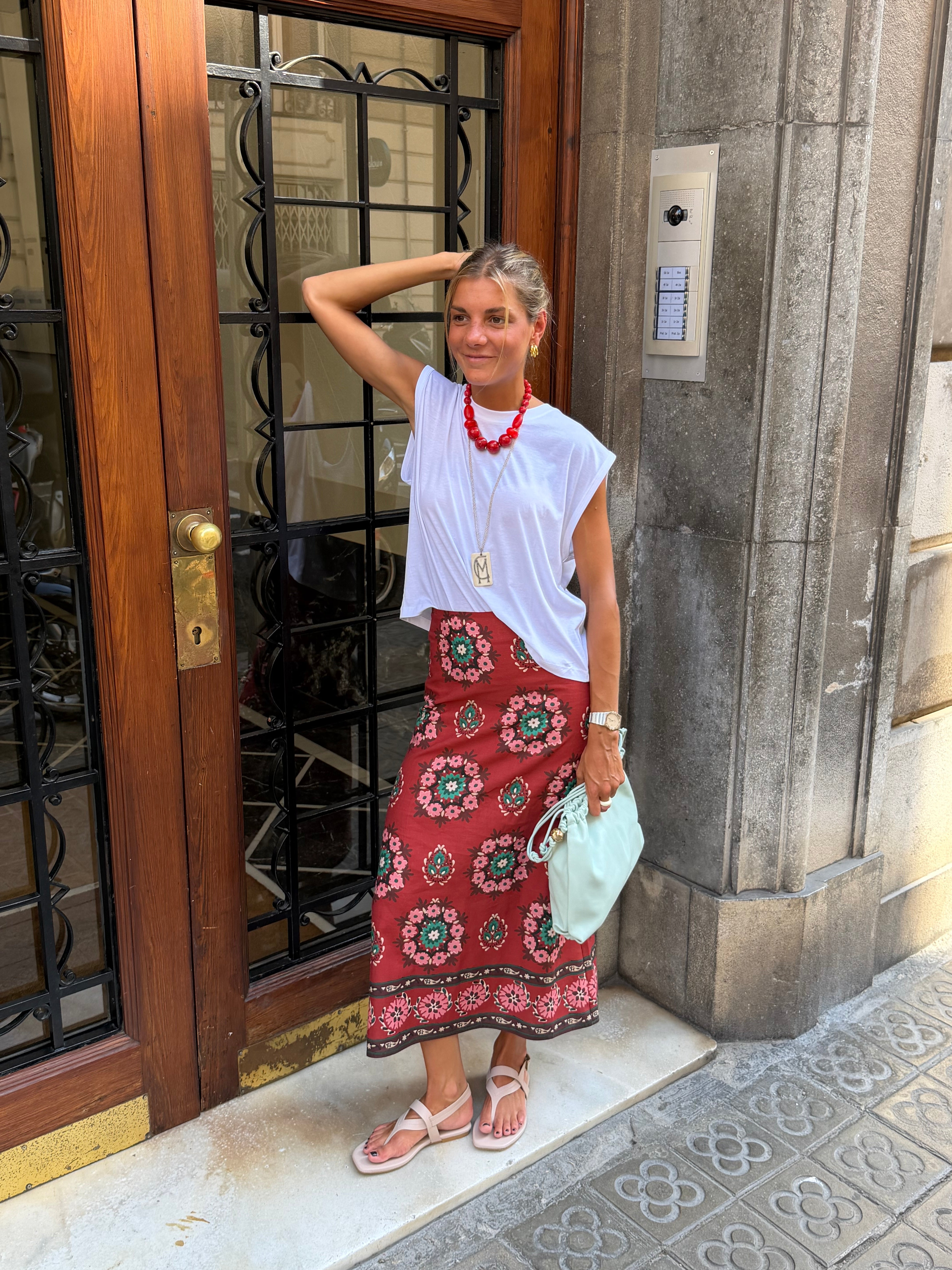 SANDALIA PLANA ALMUDENA PIEL NUDE