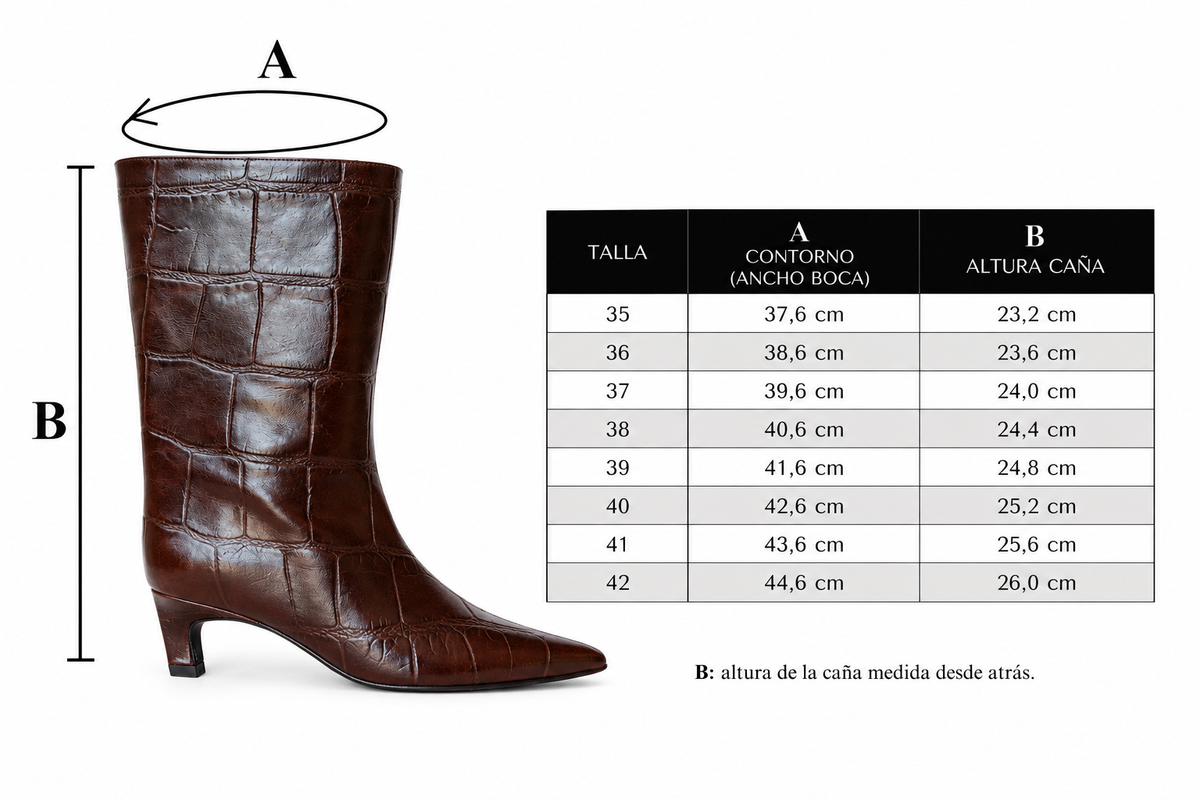 Eloi Chocolate Brown Croc-Embossed Ankle Boot – 4 cm Heel