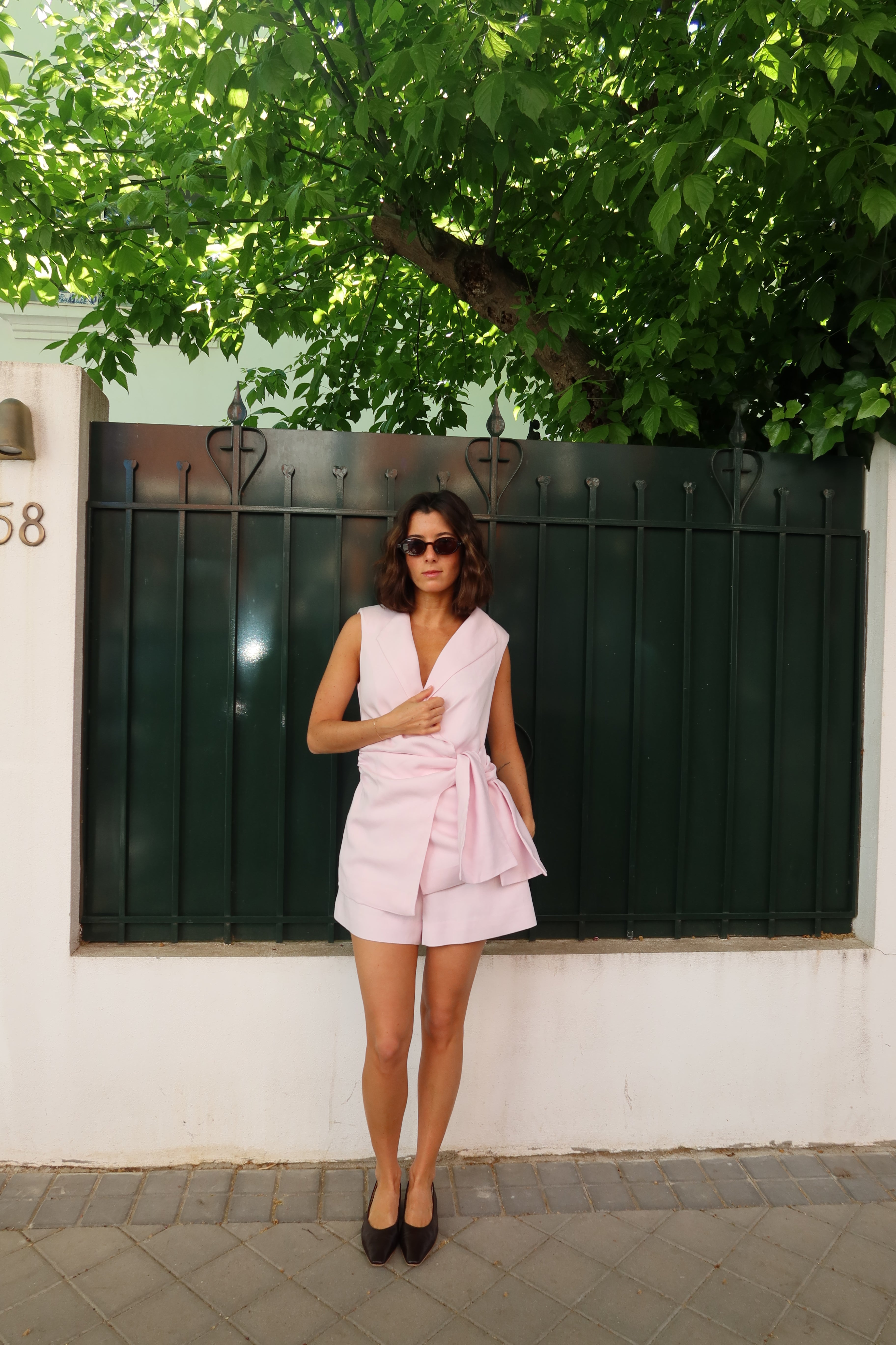 BAILARINA ABERTA ATRÁS LÚCIA PELE CASTANHO-CHOCOLATE