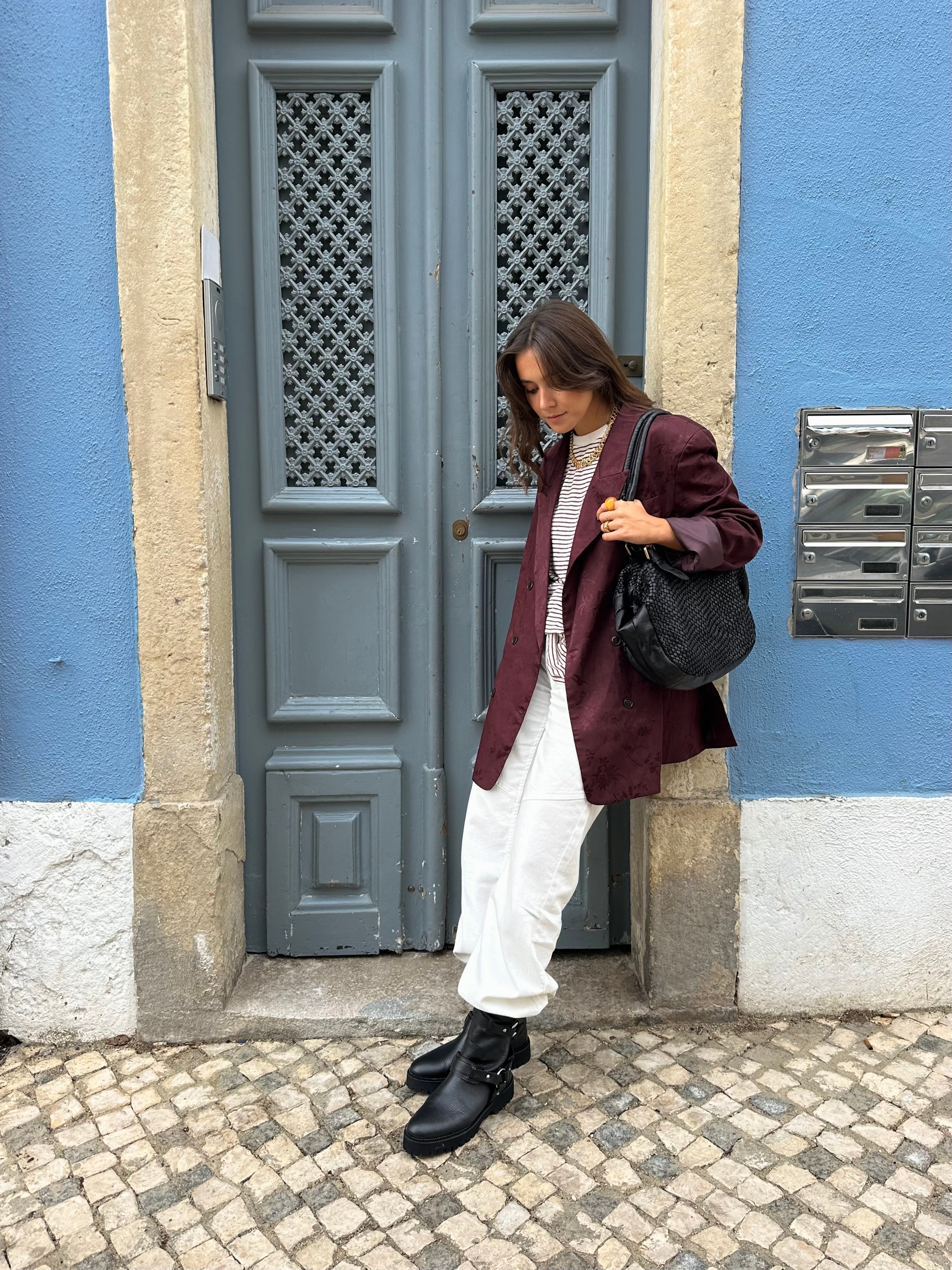 BOTA MOTERA NANI PIEL NEGRA