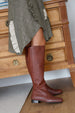 BOTA ANDREA PIEL MARRÓN TACÓN 3CM