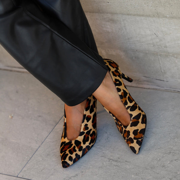 STILETTO AMALIA PIEL EFECTO LEOPARDO 8CM