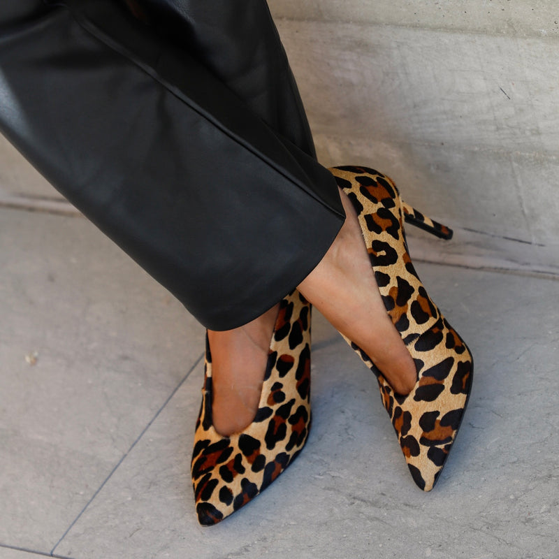 STILETTO AMALIA PIEL EFECTO LEOPARDO 8CM