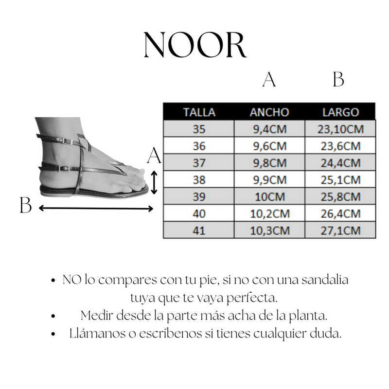 SANDALIA PLANA NOOR PIEL LAMINADO ORO