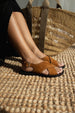 SANDALIA PLANA SOLE ANTE COÑAC