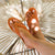 SANDALIA PLANA MARINA PIEL CAMEL