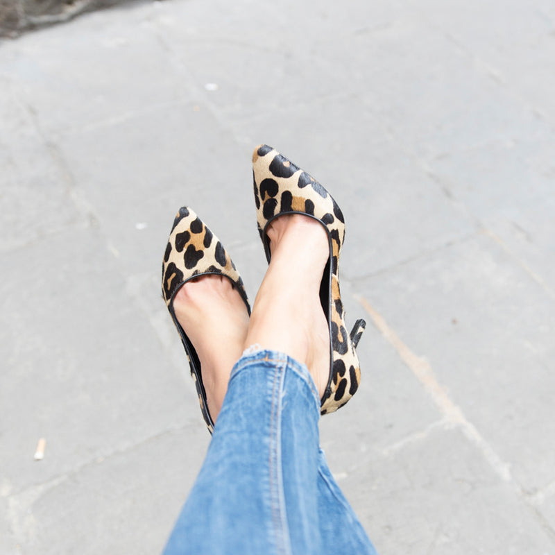 Stilettos cómodos y elegantes en print leopardo