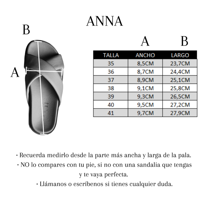 SANDALIA PLANA ANNA PIEL KAKI CON PLATAFORMA DE 1,5CM